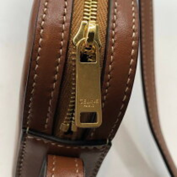 Celine Cuir Triomphe Camera Bag Tan Smooth Calf - Picture 5 of 7